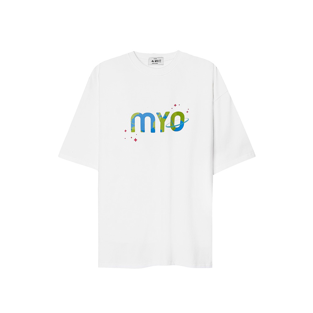 Áo Oversize Nam MYO Vải Cotton In Hình Planet Tee