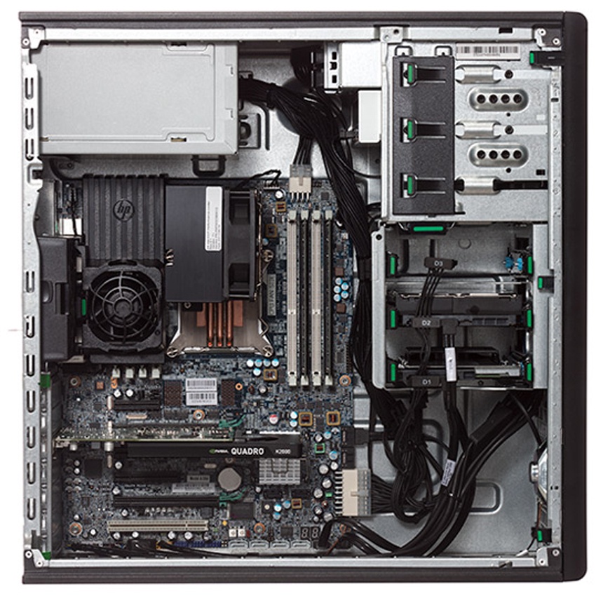 Máy Trạm HP Z420 Chuyên Đồ Họa/Game Nặng CPU E5 2670 V2 Ram 32GB,SSD 240GB,HDD 1TB,Card Rời Quadro K2200+Qùa Tặng