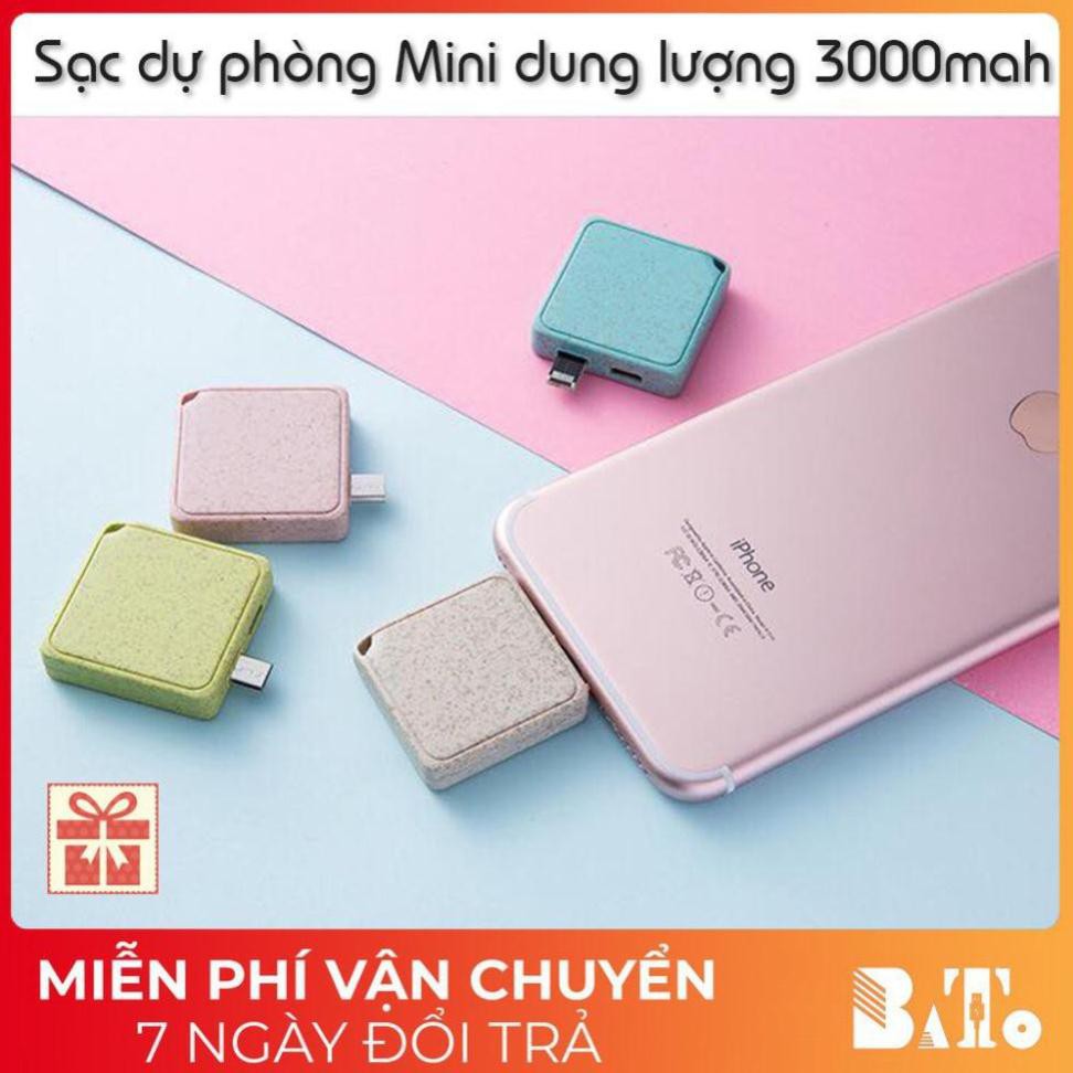 Sạc Dự Phòng Không Dây MINI - MINIV30- SIÊU ĐỘC ,TIỆN LỢI VMT5