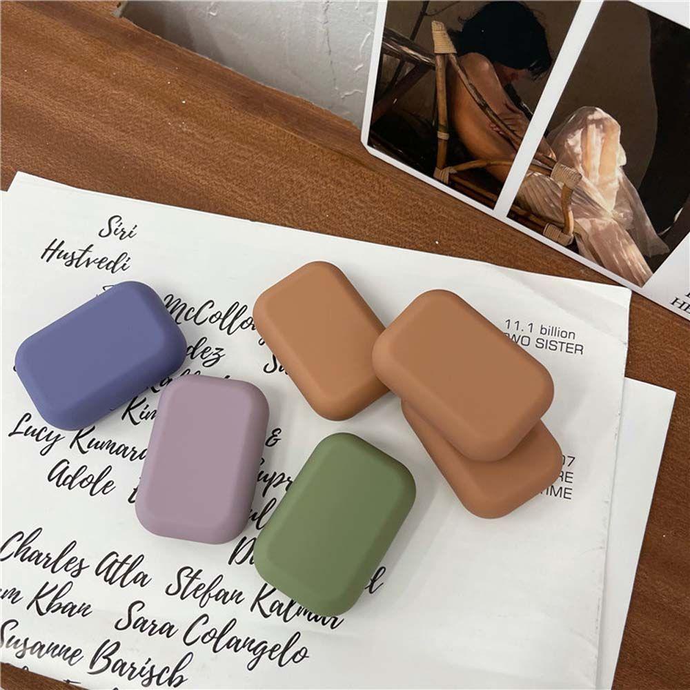 Hộp Đựng Kính Áp Tròng Kèm Nhíp Hình Chữ Nhật / Hoạt Hình Dễ Thương