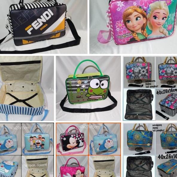 Túi Du Lịch Họa Tiết Doraemon Mickey Minnie Xinh Xắn Dành Cho Bé