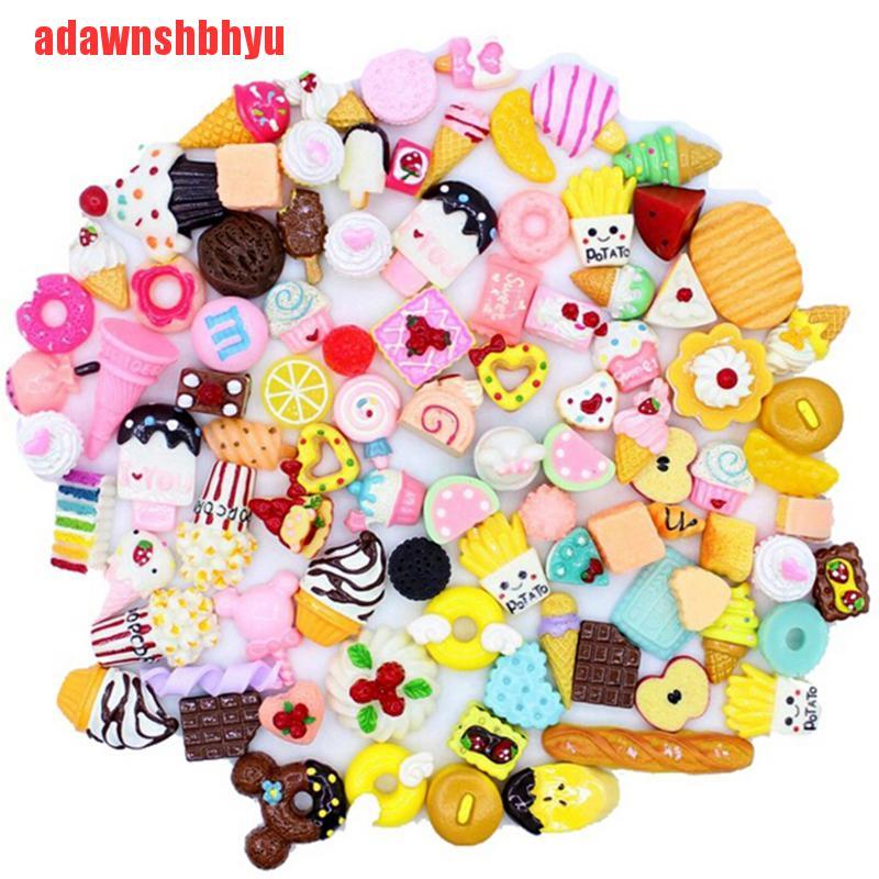 [adawnshbhyu] Đồ Chơi Bánh Donut / Bánh Quy / Thức Ăn Mini
