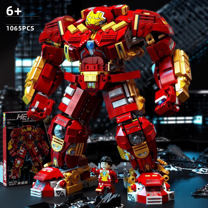 Xếp hình Hulkbuster Iron man 1065pcs Đồ chơi lắp ráp mô hình người sắt