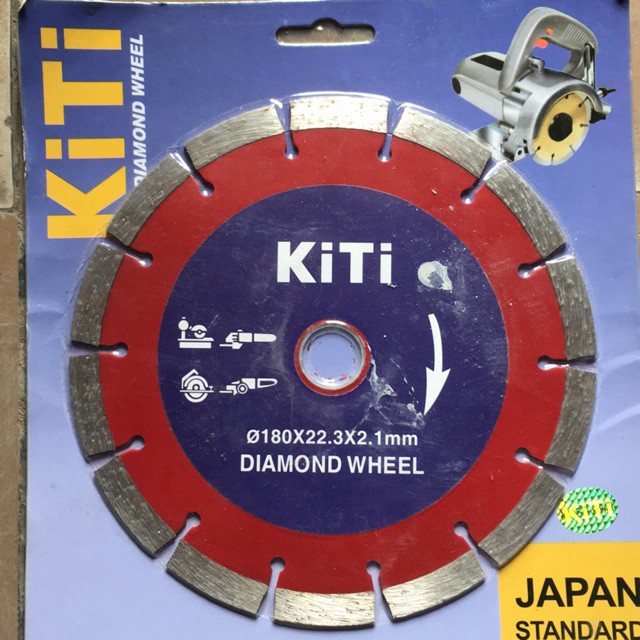 Lưỡi cắt 180 đa năng cắt gạch , cắt tường , cắt bê tông KITI JAPAN chính hãng (SS0779)