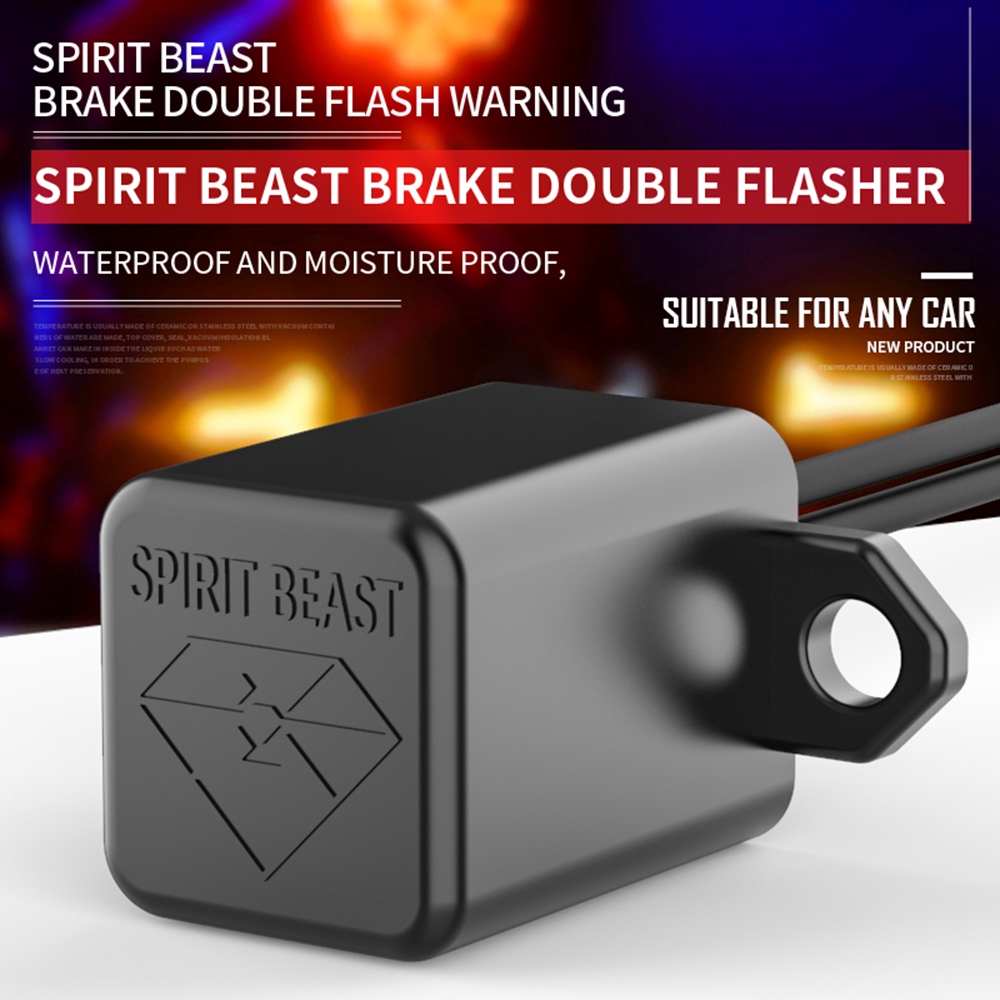 Rờ le nhấp nháy Đèn Led chính hãng SPIRIT BEAST cho mô tô - xe máy ( dùng chế hazard tặng công tắc )