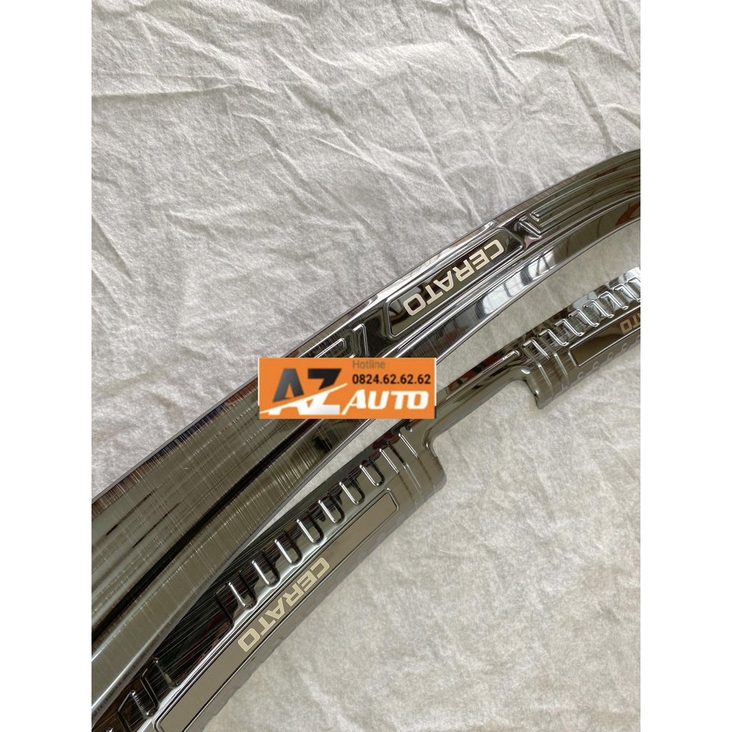 Ốp Chống trầy cốp trong Kia Cerato 2019-2021 mẫu titan