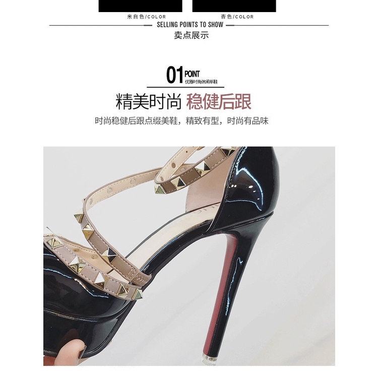 Giày Cao Gót Mũi Nhọn Thiết Kế Mới Thời Trang Mùa Xuân Thu 2022 Dành Cho Nữ