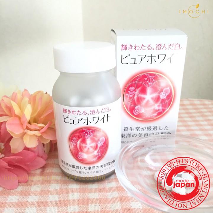 Pure White shiseido dạng viên 240 Viên Uống Trắng Da Mờ nám Nhật Bản
