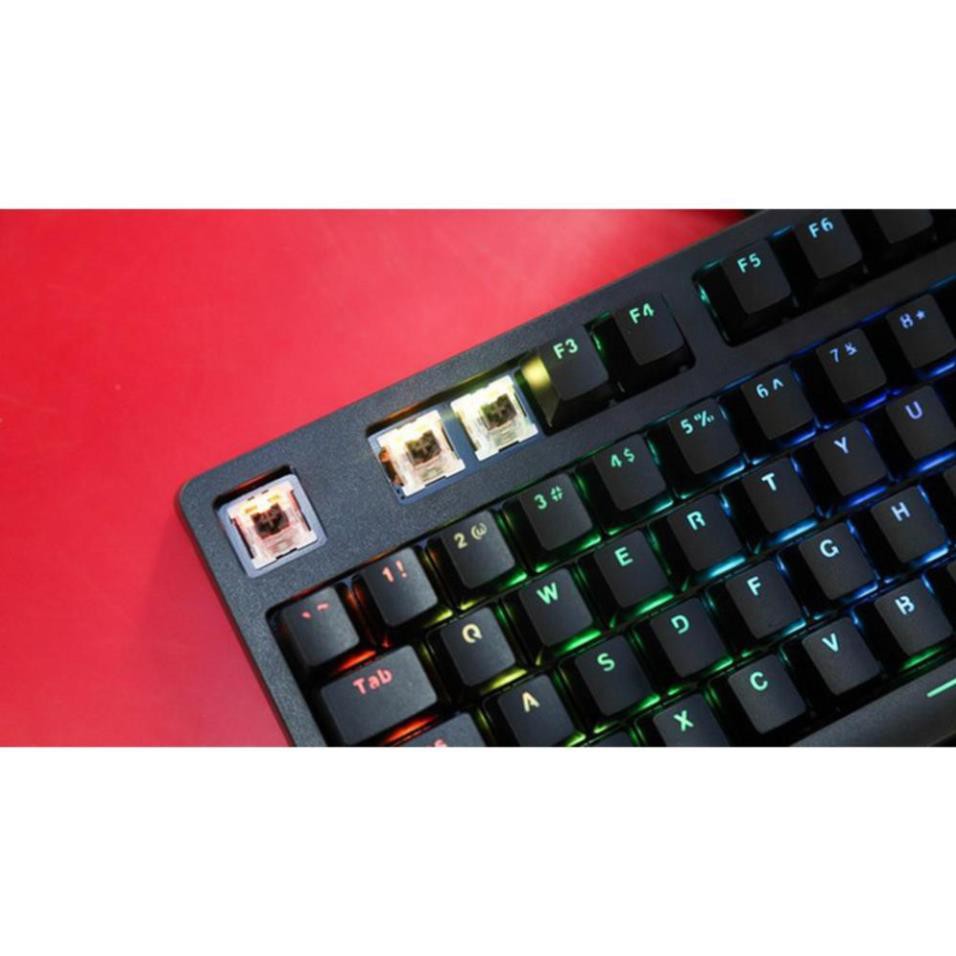 Bàn phím cơ EDRA EK387 Huano Switch led RGB - Dây Typ C - Màu đen - Blue/ Brown/ Red Switch - Bảo hành 24 tháng | BigBuy360 - bigbuy360.vn