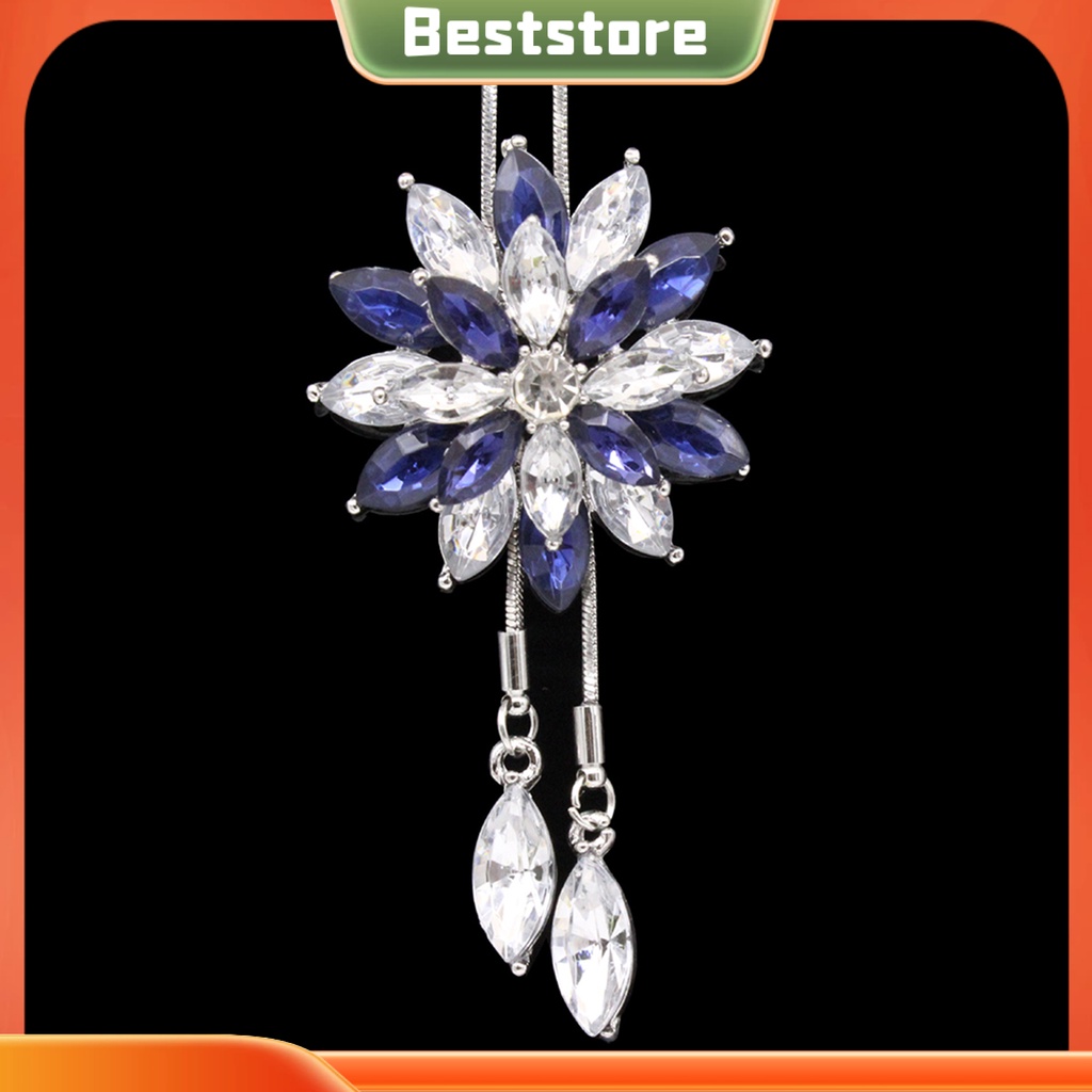 Dây chuyền mặt kiểu dáng hoa tuyết đính đá pha lê thời trang cho nữ