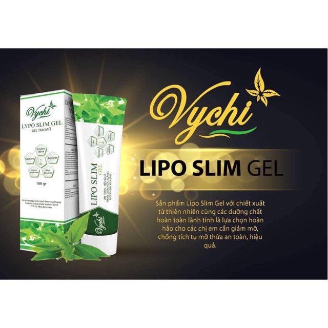 Gel tan mỡ Lipo slim.