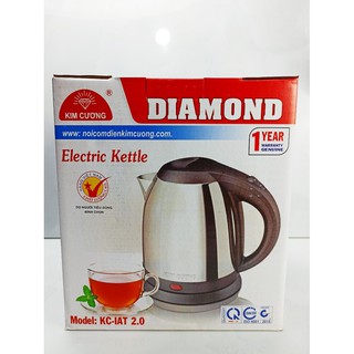 Ấm đun nước siêu tốc kim cương kc-iat 2.0l - hàng công ty