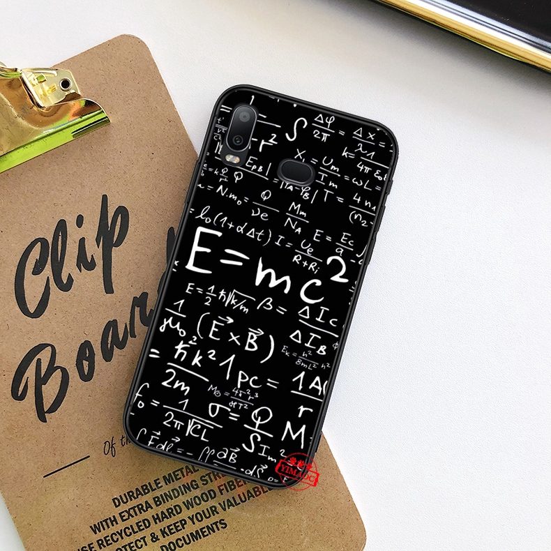 Ốp điện thoại mềm in hình công thức toán lý cho Samsung A10 A20 A30 A40 A50 A60 A70 Note 8 9 10 Plus