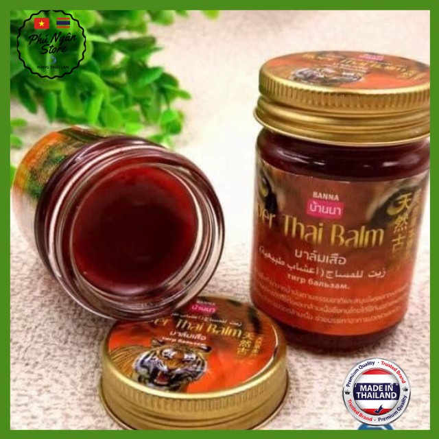 Dầu cù là Thái Lan Dầu xoa bóp Thái Lan Dầu cù là xoa bóp cánh buồm vàng Thái Lan 50gr