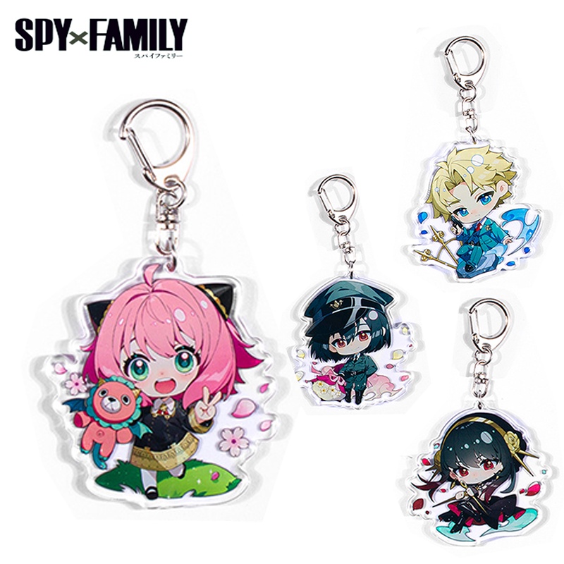 Móc khóa hình nhân vật SPY × FAMILY Anya Yor 6 cm cho bé