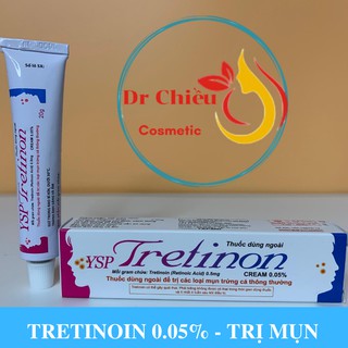 ⚜️CHÍNH HÃNG⚜️ Tretinoin 0.05% Trị mụn chính Hãng từ bác sĩ da liễu