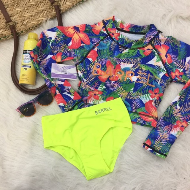 Bikini - Bộ bơi áo dài tay croptop