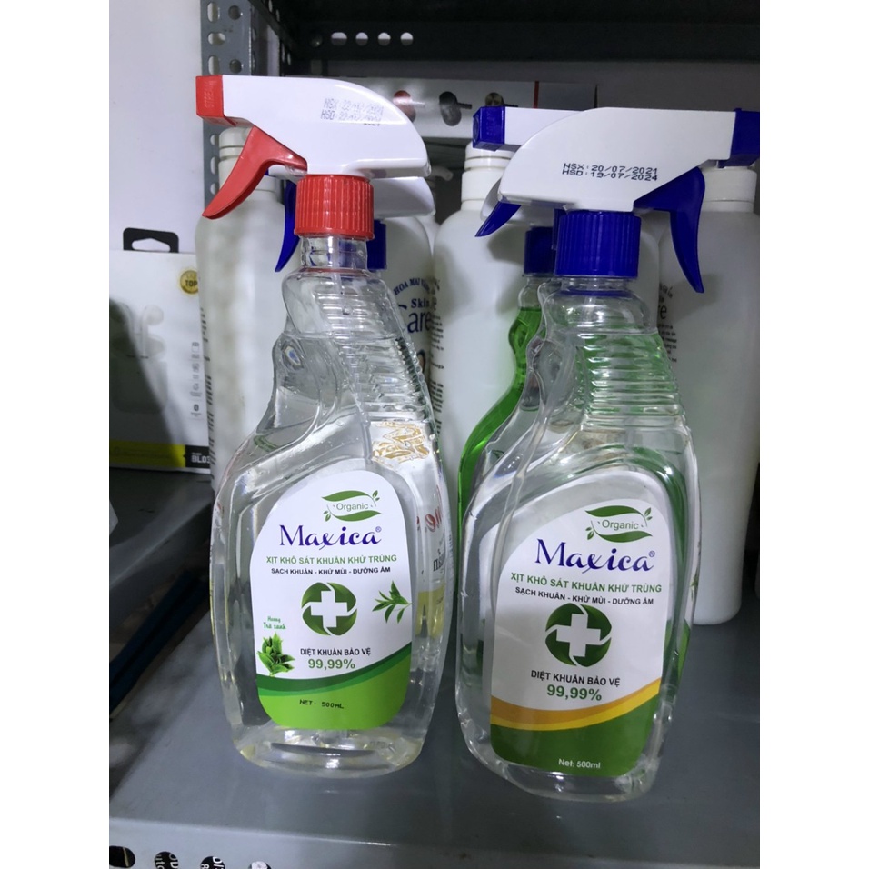 Xịt khô sát khuẩn khử trùng 500ml ( 1 chai ) - dung dịch sát khuẩn tay dạng xịt | BigBuy360 - bigbuy360.vn