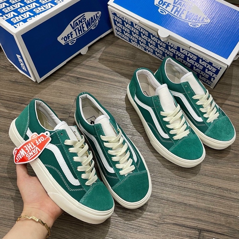 Giày Van.s xanh