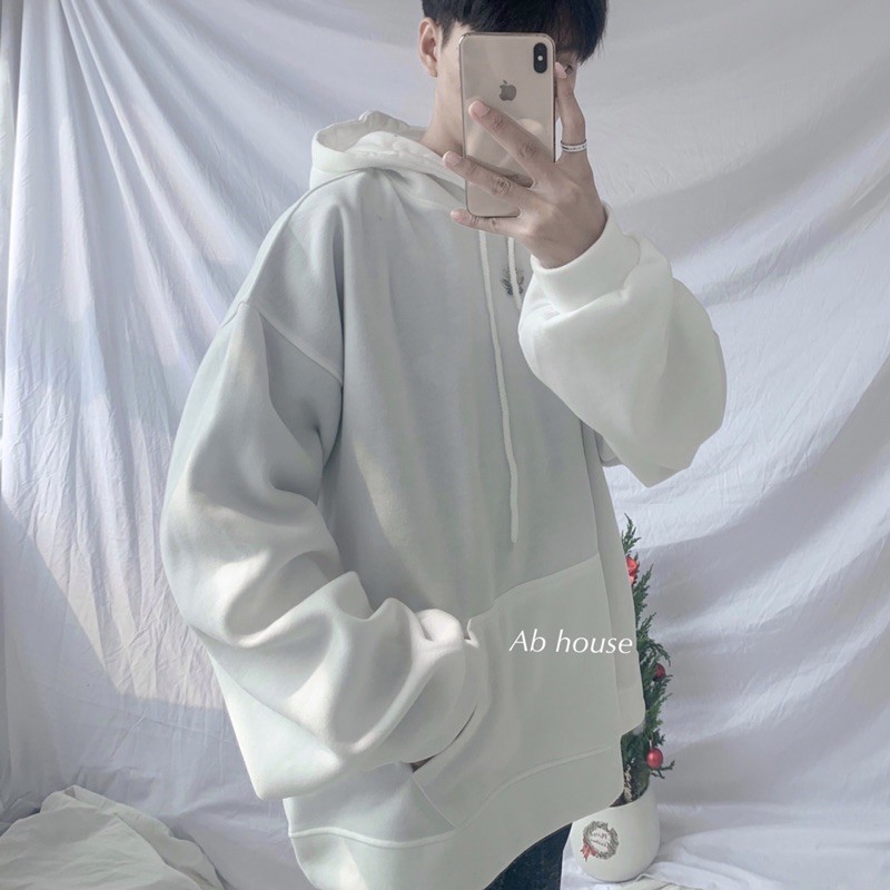 Hoodie trơn basic unisex