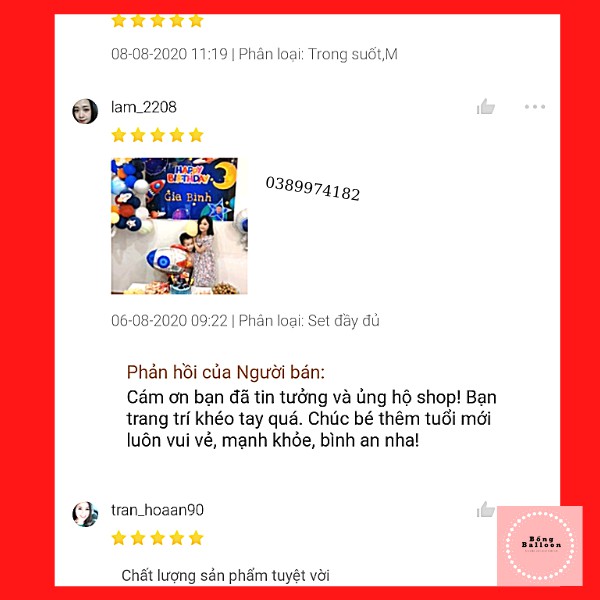 Set bóng trang trí sinh nhật cho bé trai  ❤️TẶNG BÓNG SỐ❤️ Bộ bong bóng sinh nhật bé trai phi hành gia màu xanh T1