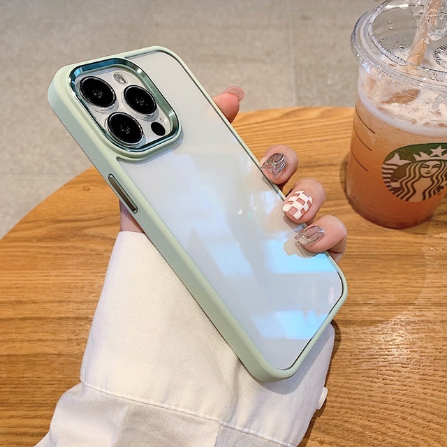 Ốp điện thoại trong suốt chống sốc chống rơi cho iPhone 13 13pro 11 12 12pro Max