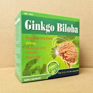 Viên uống bổ não Ginkgo Biloba 360 Tăng cường lưu thông máu