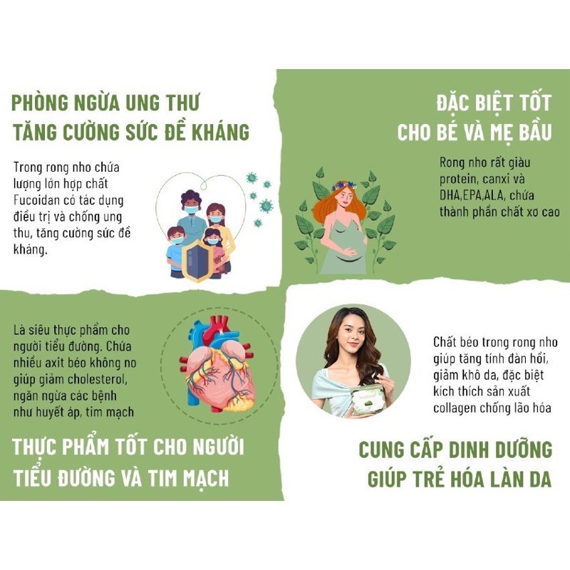 [Mới Nhất] Rong nho yukibudo chính hãng mới nhất tặng kèm sốt mè rang kewpie, dinh dưỡng, đẹp da, dáng xinh, eo thon | BigBuy360 - bigbuy360.vn