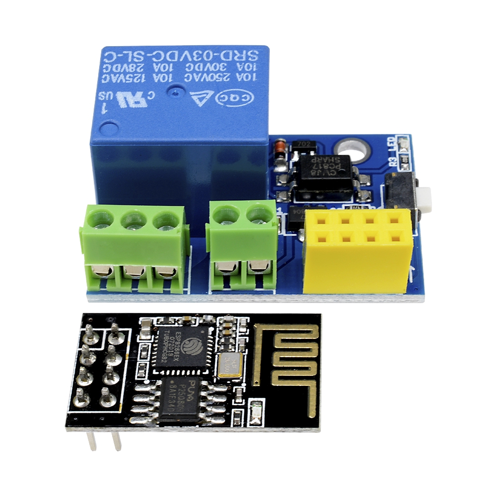 Mô-đun pcbfun điều khiển wifi ESP8266 5V bằng ứng dụng cho nhà thông minh ESP-01S