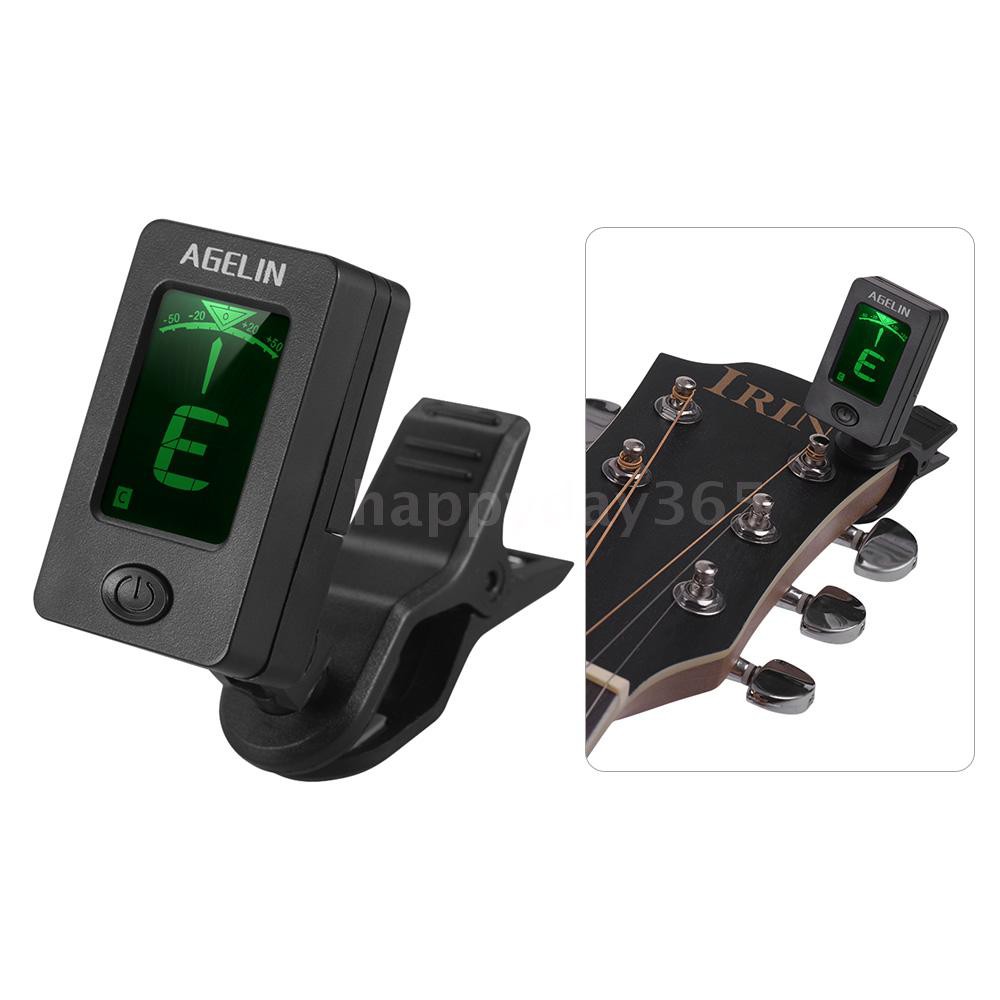 ☆Multifunctional Clip-On Tuner LCD Display for Chromatic/Guitar/Bass/Violin/Ukulele