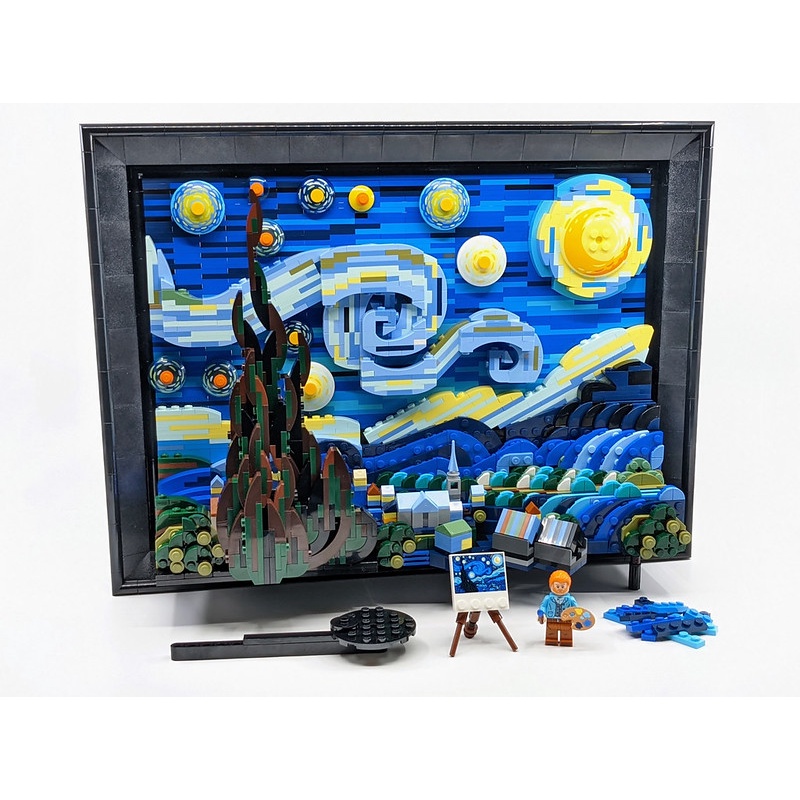 Lego 21333- Bầu trời đầy sao của  Vincent Van Gogh