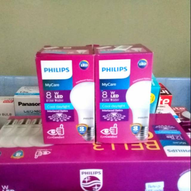 Philips My Care Ốp Điện Thoại Màu Trắng / Vàng / Trắng Ấm Áp Cho My Care 8 Watt