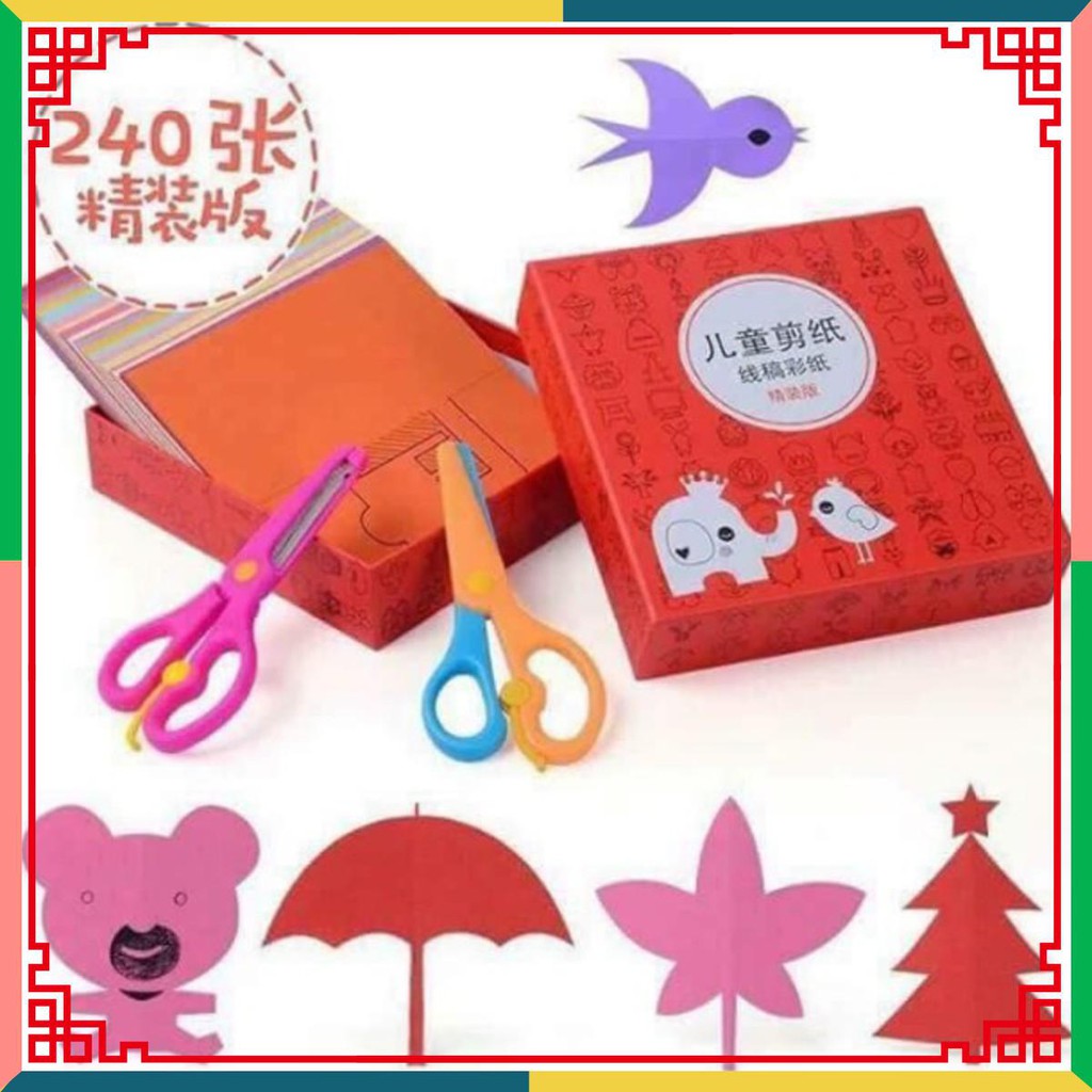 [ Giá tốt]Bộ cắt giấy thủ công cho bé [ Hàng mới]