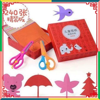 Bộ cắt giấy thủ công cho bé