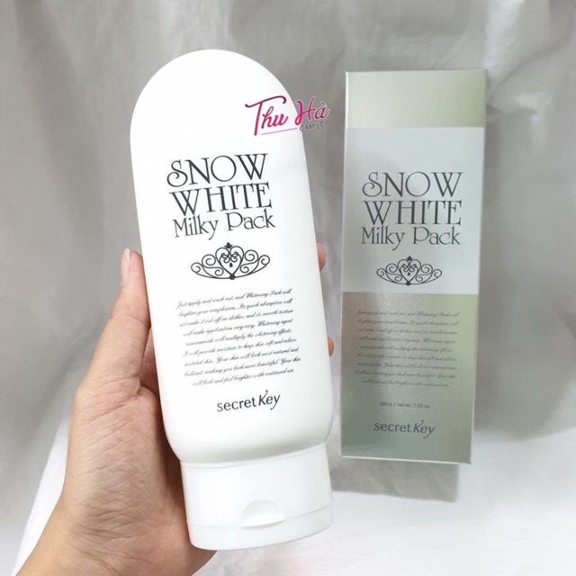 Kem Ủ Trắng Secret Key Snow White Milky Pack