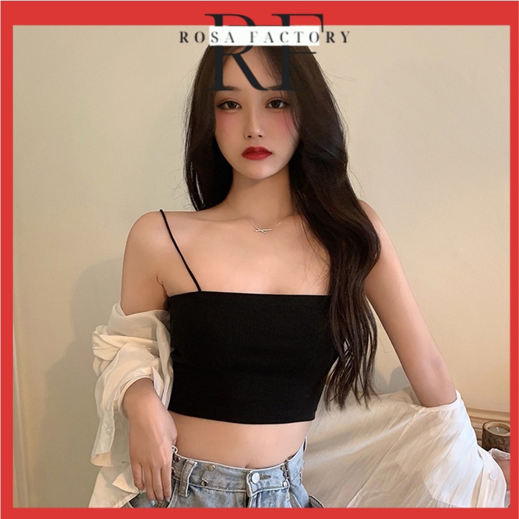Áo hai dây Bape sợi bún ôm body chất bozip co giãn full 2 màu