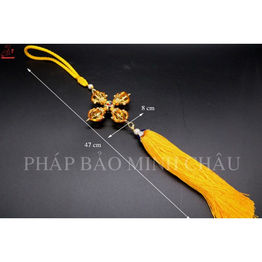 [Pháp Bảo Minh Châu] TREO XE KIM CANG KÉP (XANH DƯƠNG - ĐỎ - VÀNG) - Cực Đẹp