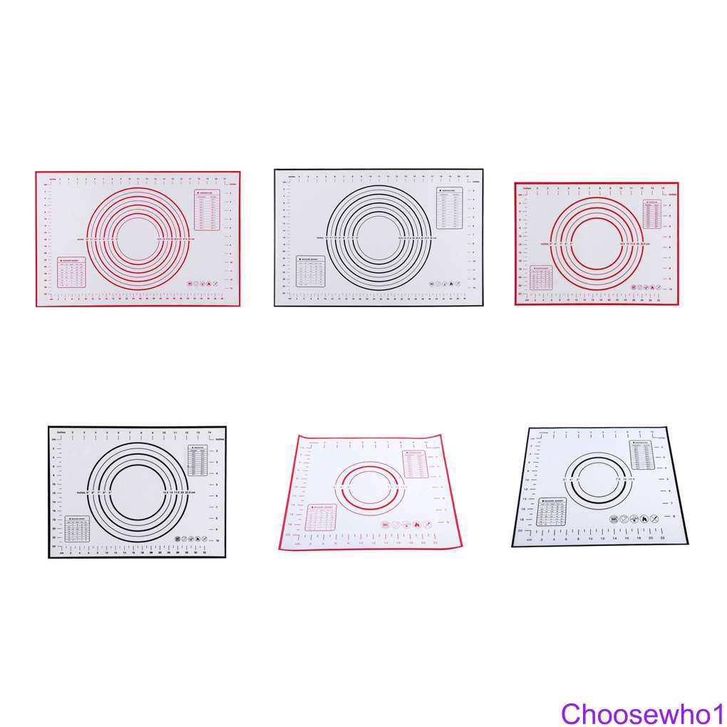 Thảm Silicone Đo Lường Thực Phẩm Chống Dính Tiện Dụng Cho Nhà Bếp