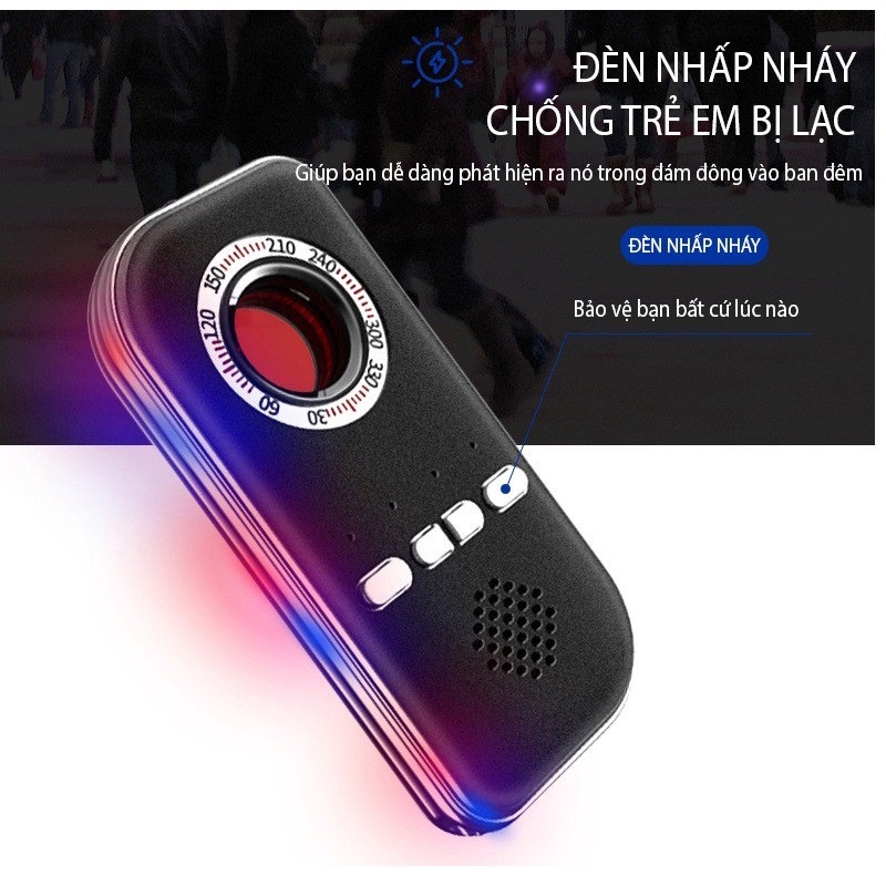Máy Dò Phát Hiện Camera, Còi Báo Động Chống Trộm  Cao Cấp K300