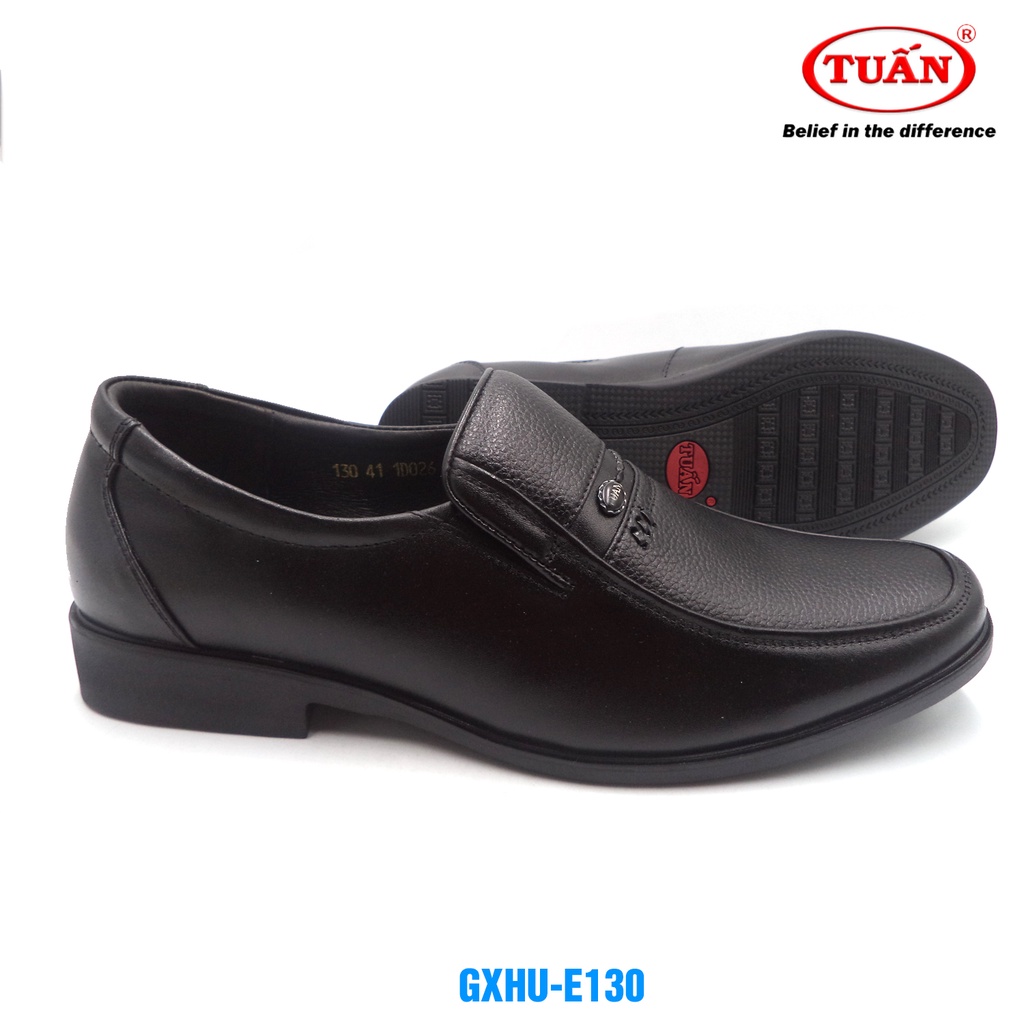 Giày da nam giày tây trung tuổi BIG SIZE 44, 45 quai da bò thật thương hiệu Tuấn GXHU-130