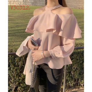 😆 Áo rớt vai dây hồng
