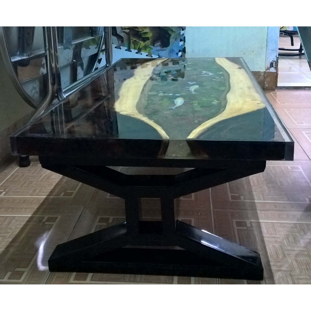 Mặt bàn 3d epoxy resin