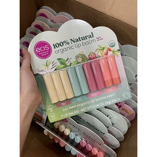Son dưỡng môi EOS Lip Barm 100% Natural Organic dạng thỏi 4g lẻ không hộp