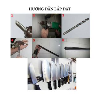 Thanh nam châm dán dao