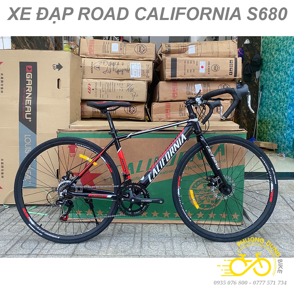 Xe đạp thể thao CALIFORNIA S680 - Mẫu Road