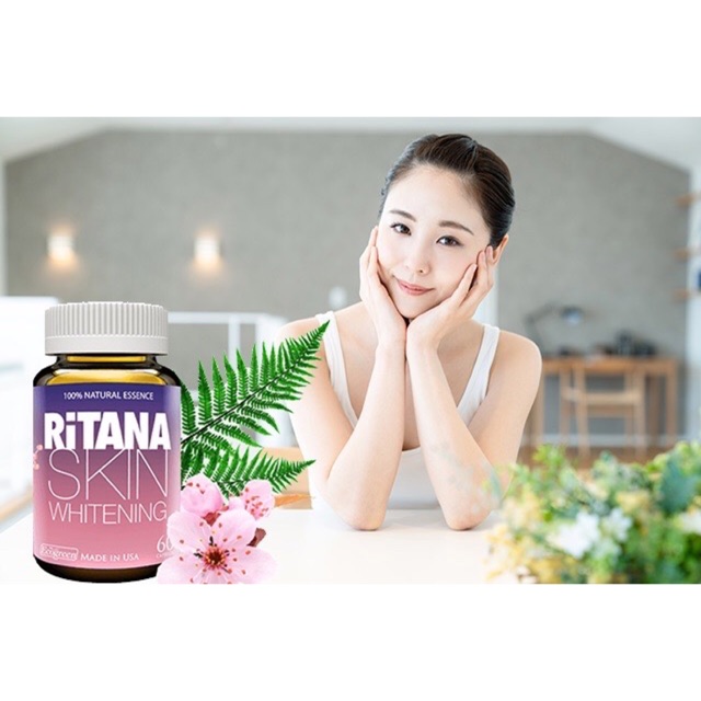 Viên uống trắng da Ritana skin whitening | WebRaoVat - webraovat.net.vn