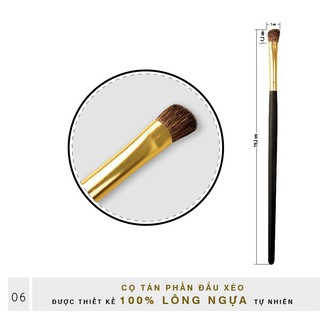Set Cọ Trang Điểm Mắt Đầu Xéo BEALY