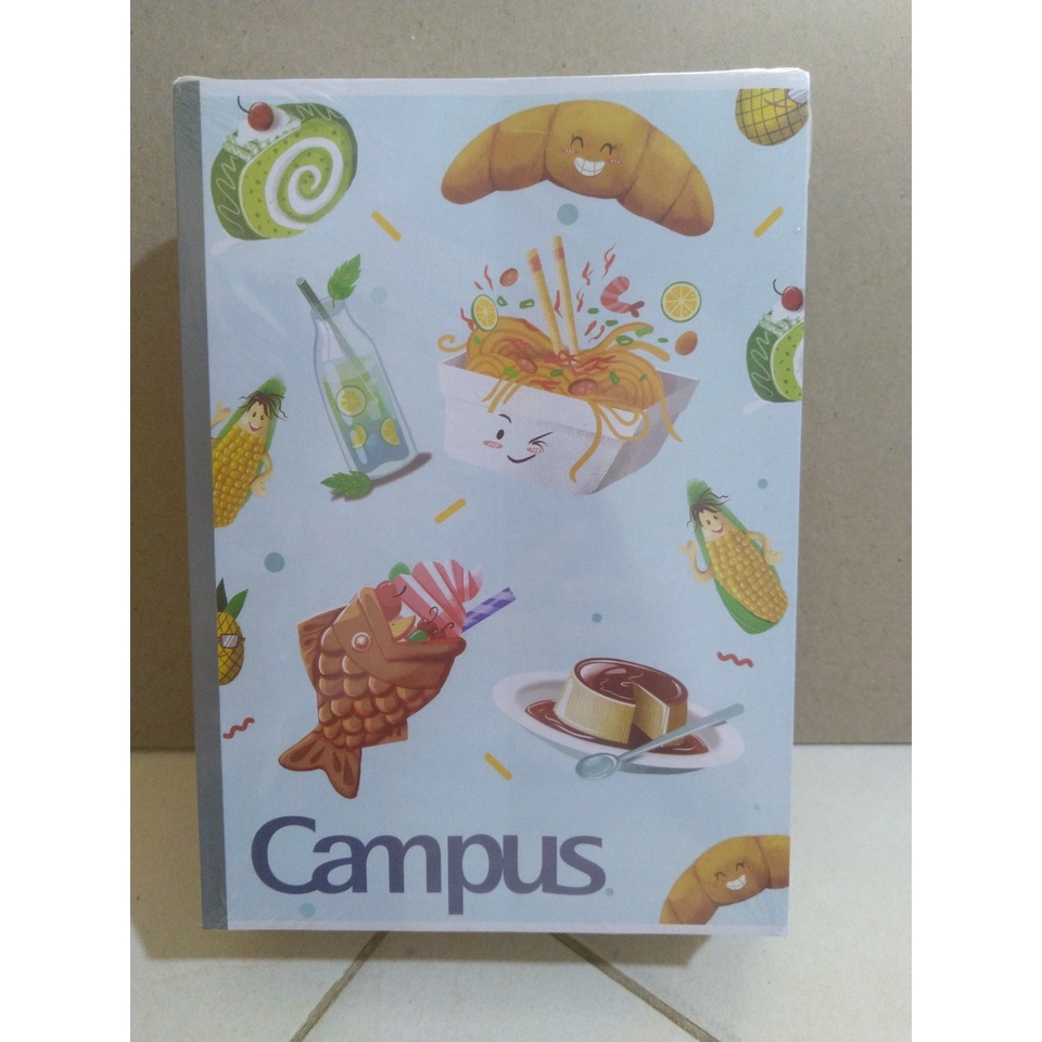 Vở Kẻ Ngang 120 Trang Campus FOOD-2 – Định Lượng 70g/m2