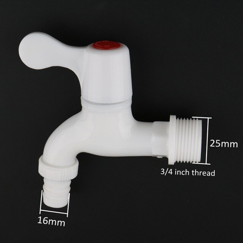 Vòi hồ, vòi nước , van nước bằng nhựa PVC màu trắng cao cấp