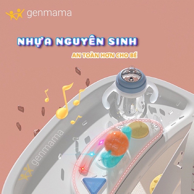 Ghế Rung bập bênh Cho Bé. Ghế đa năng Có Thú Treo Đồ có nhạc 5in1